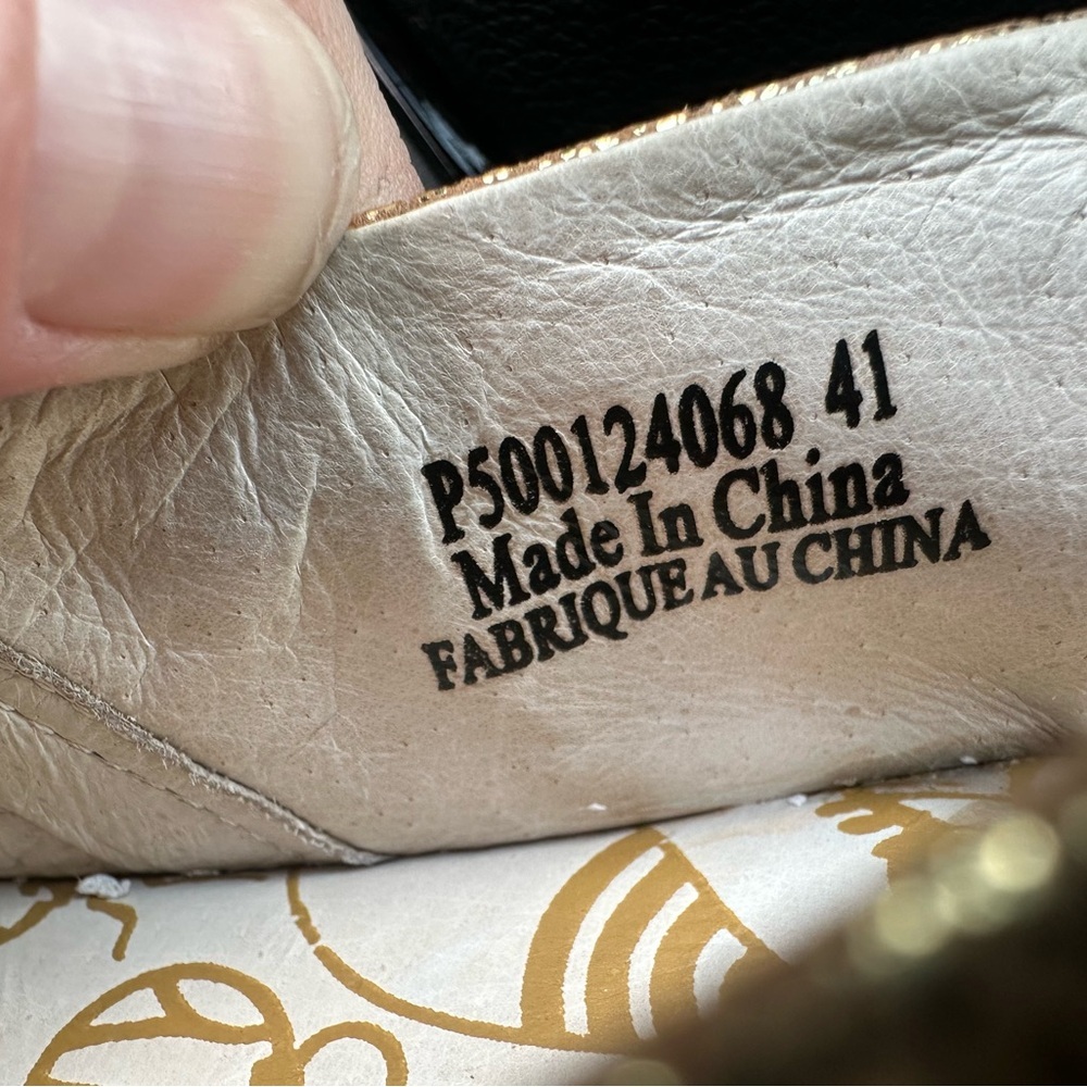 Fly London Yakin Women's Gold Slingback Heels size 41/9 - Picture 8 of 8